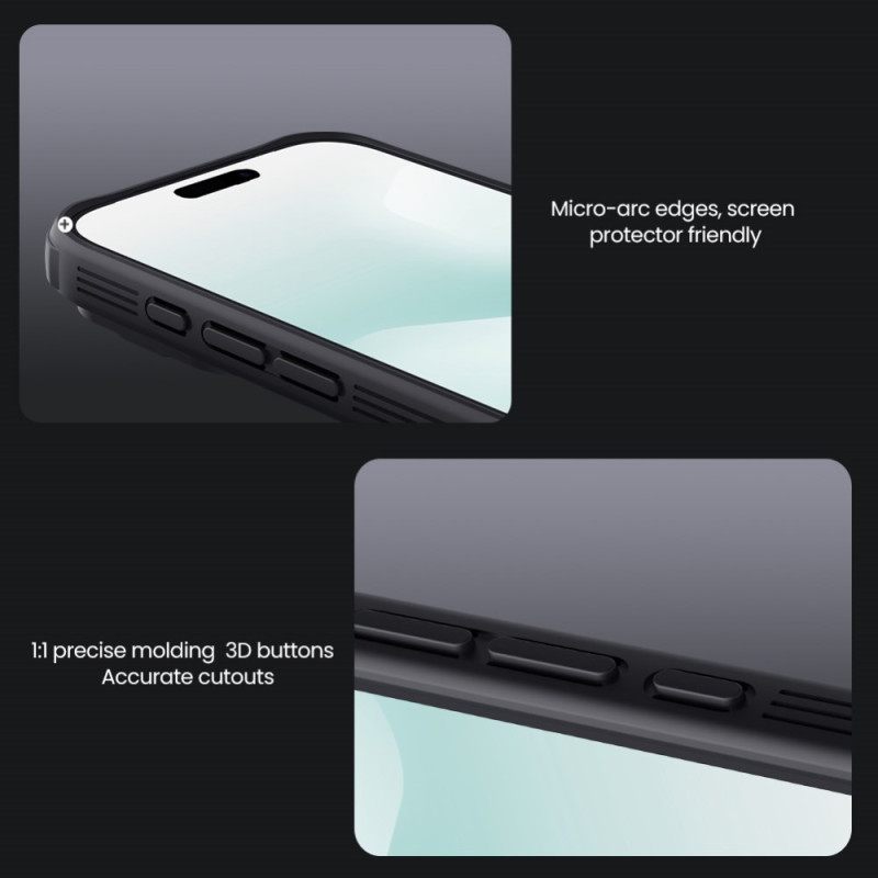 Hoesje iPhone 17 Pro Magsafe En Schuifbare Cameracover Nillkin Bescherming Hoesje