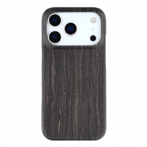 Hoesje iPhone 17 Pro Natuurlijk Hout Bescherming Hoesje