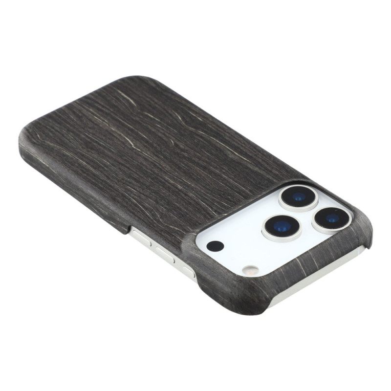 Hoesje iPhone 17 Pro Natuurlijk Hout Bescherming Hoesje