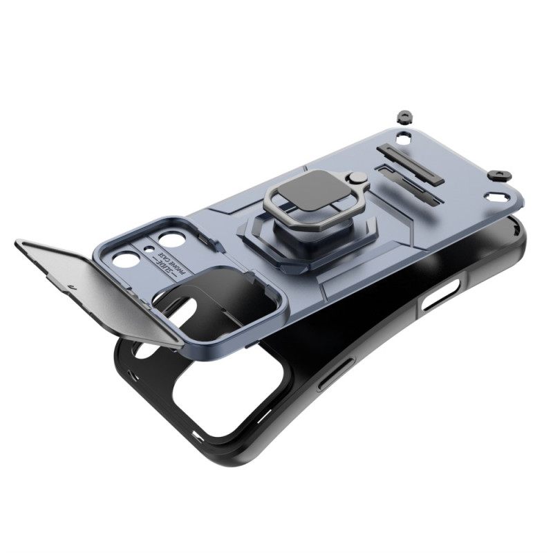 Hoesje iPhone 17 Pro Ringcase Met Lensbeschermer