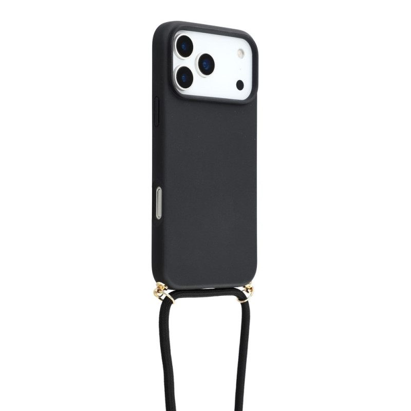 Hoesje iPhone 17 Pro Siliconenkoord