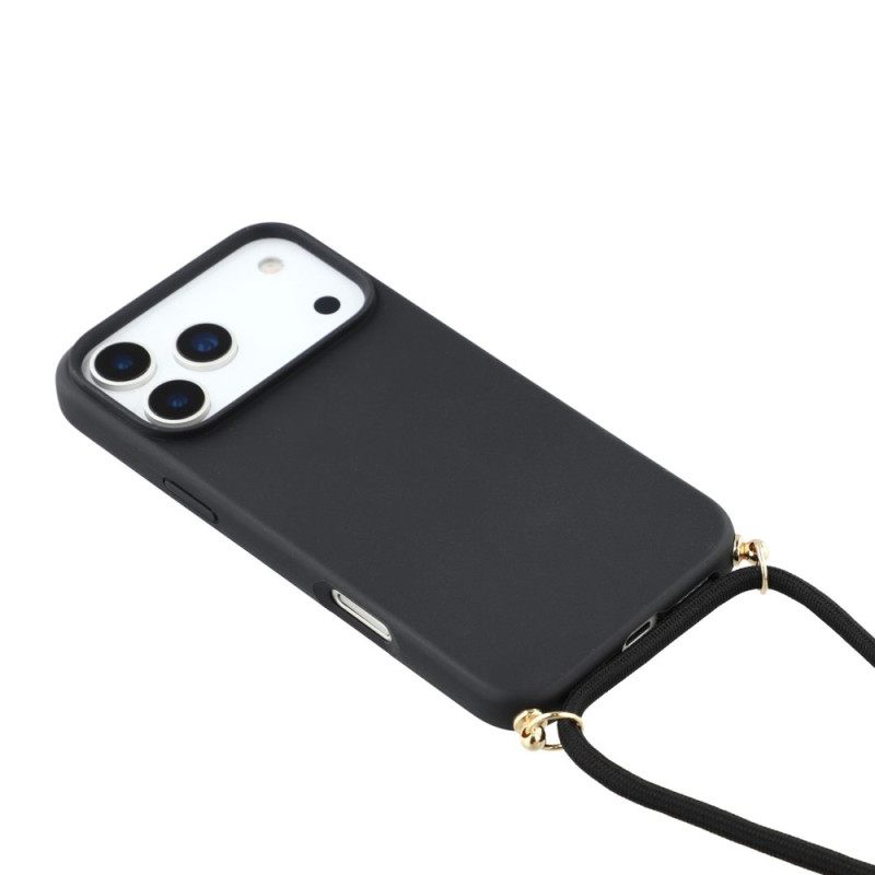 Hoesje iPhone 17 Pro Siliconenkoord