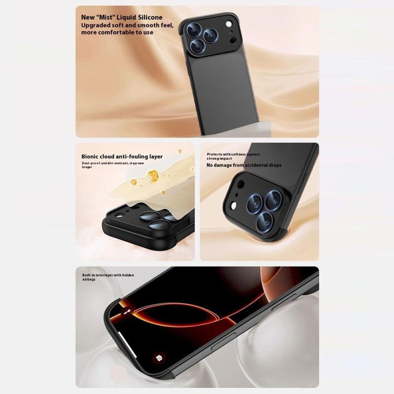 Hoesje iPhone 17 Pro Zonder Frame Met Hoekbescherming En Geïntegreerde Lens