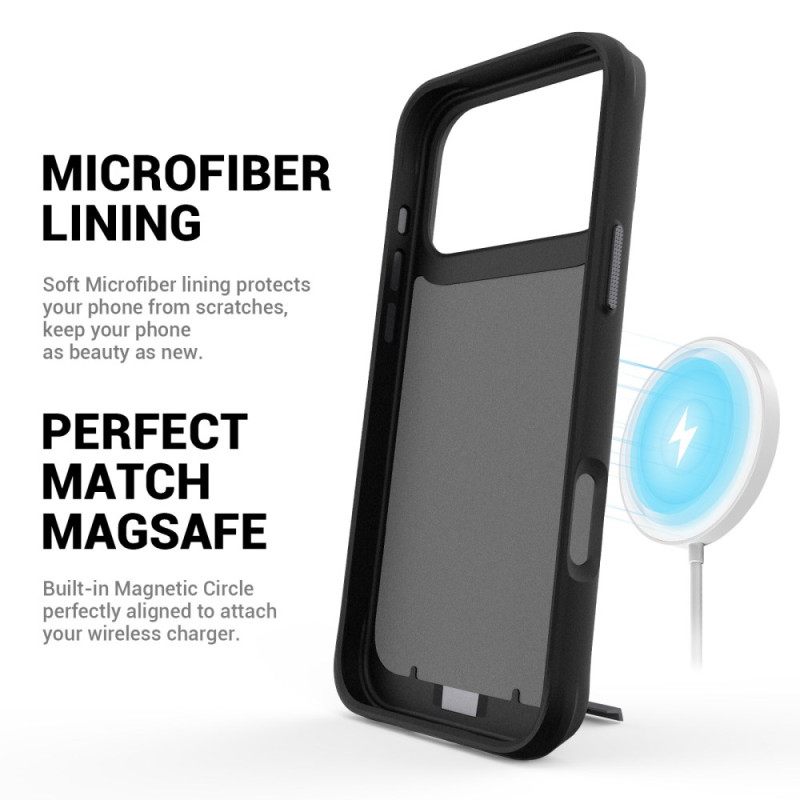 Hoesje Voor iPhone 17 Pro Magsafe-compatibel Met Ingebouwde Standaard