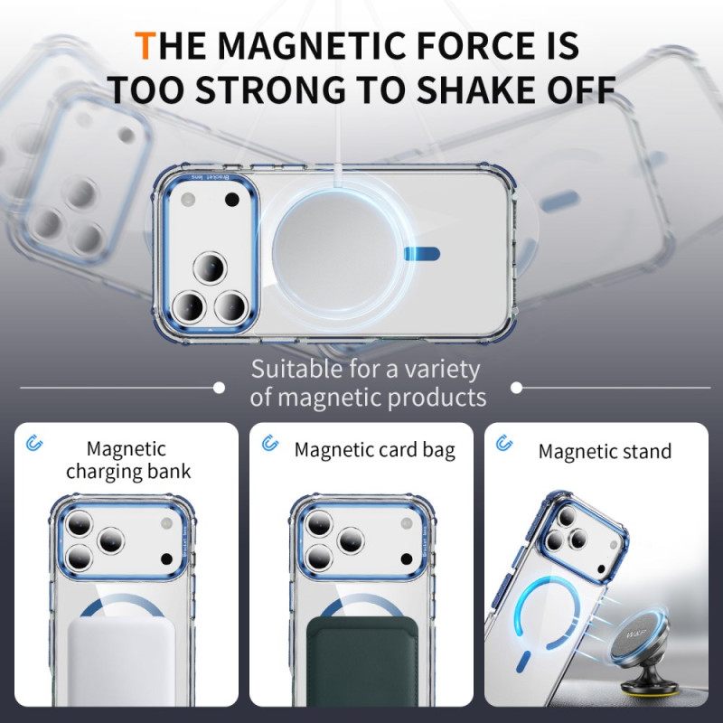 Hoesje Voor iPhone 17 Pro Magsafe-compatibel Met Ingebouwde Standaard