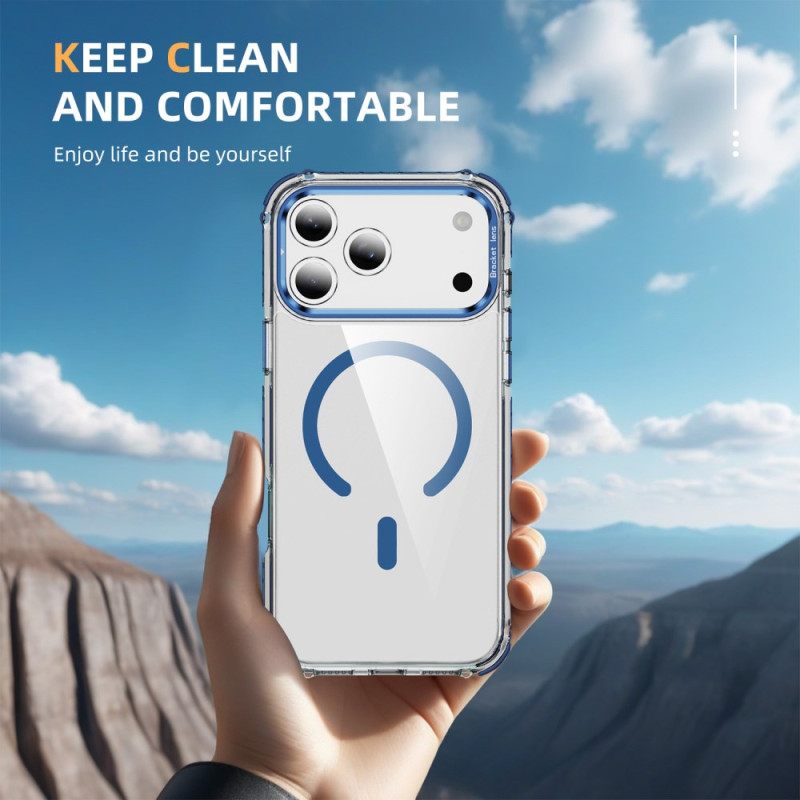 Hoesje Voor iPhone 17 Pro Magsafe-compatibel Met Ingebouwde Standaard