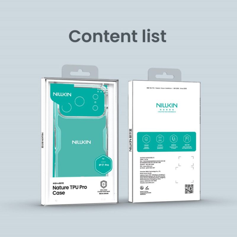 Hoesje Voor iPhone 17 Pro Nature Pro Series Nillkin