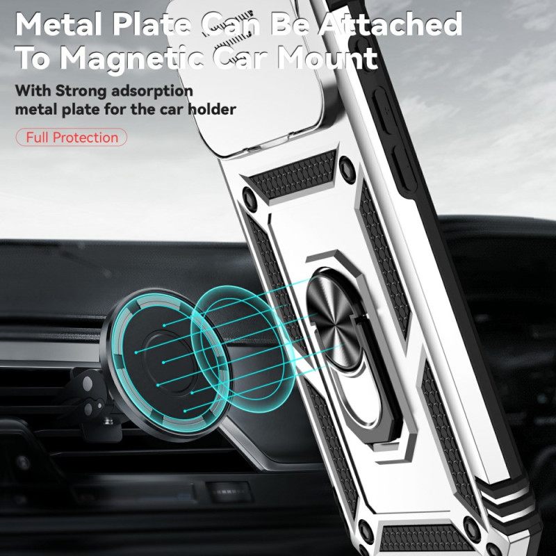 Hoesje Voor iPhone 17 Pro Robuust Met Lensbeschermer En Standaard