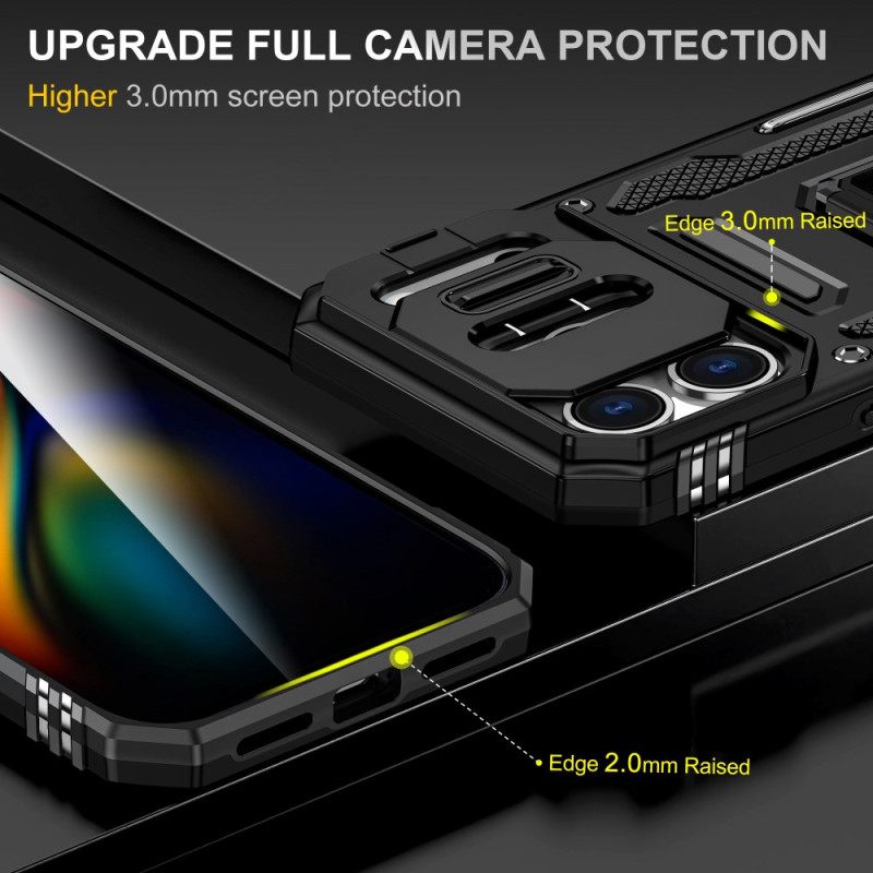 Hoesje Voor iPhone 17 Pro Schuifbare Lensbeschermer En Houder