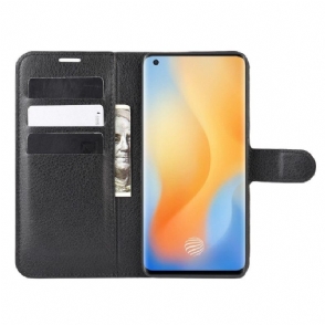 Folio-hoesje voor Vivo X51 5G Portemonnee Leerstijl