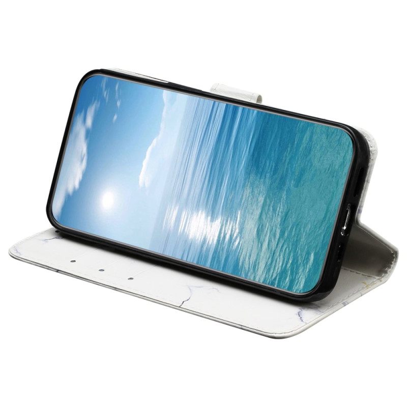 Bescherming Hoesje Xiaomi Redmi Note 14 Pro 4g Wit Marmerpatroon