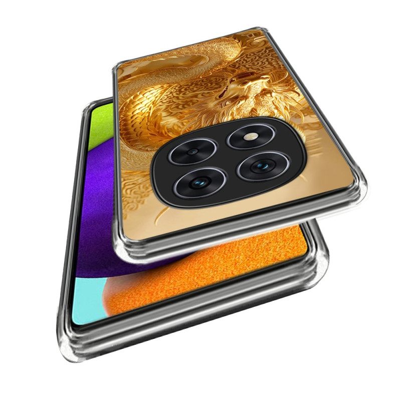 Case Hoesje Xiaomi Redmi Note 14 Pro 4g Telefoonhoesje Gouden Draak