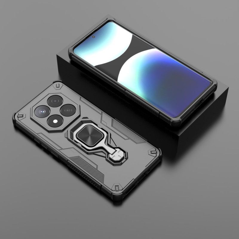 Cover Hoesje Xiaomi Redmi Note 14 Pro 4g Telefoonhoesje Ultra Duurzaam Met Draaibare Standaard