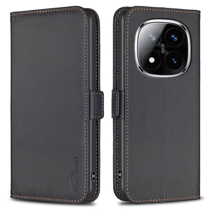Flip Case Leren Xiaomi Redmi Note 14 Pro 4g Binfen Kleur