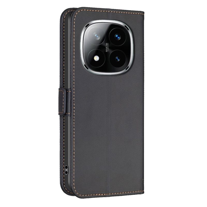 Flip Case Leren Xiaomi Redmi Note 14 Pro 4g Binfen Kleur