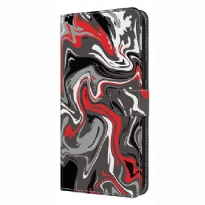 Flip Case Leren Xiaomi Redmi Note 14 Pro 4g Schilderij