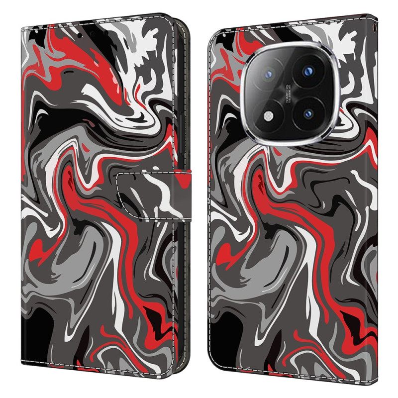 Flip Case Leren Xiaomi Redmi Note 14 Pro 4g Schilderij