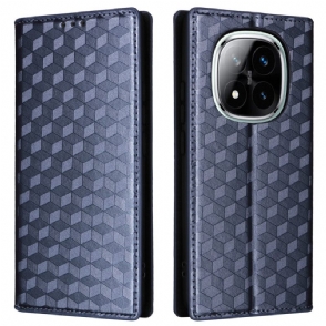 Folio-hoesje Voor Xiaomi Redmi Note 14 Pro 4g 3d Diamanten