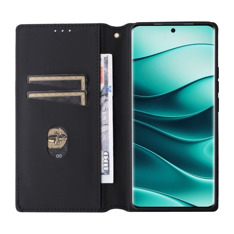Folio-hoesje Voor Xiaomi Redmi Note 14 Pro 4g 3d Diamanten