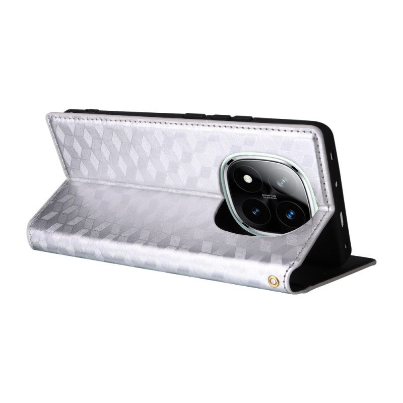 Folio-hoesje Voor Xiaomi Redmi Note 14 Pro 4g 3d Diamanten