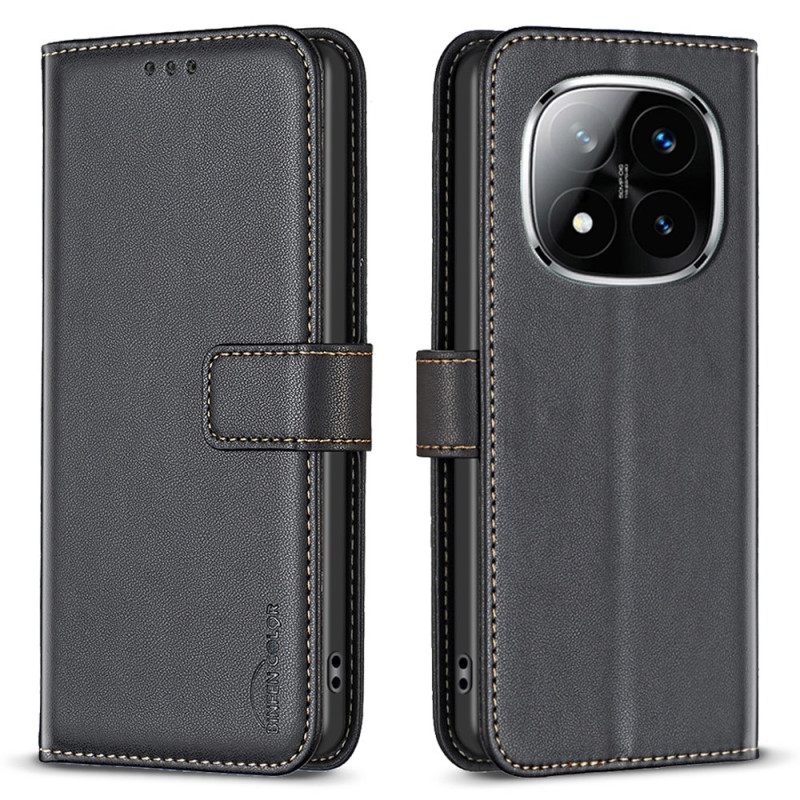 Folio-hoesje Xiaomi Redmi Note 14 Pro 4g Klassieke Binfen-kleur