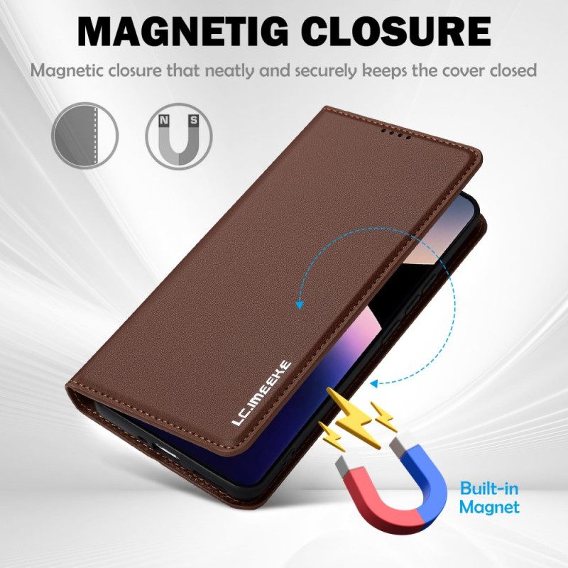 Folio-hoesje Xiaomi Redmi Note 14 Pro 4g Telefoonhoesje Lc.imeeke