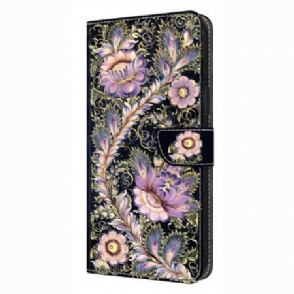 Folio-hoesje Xiaomi Redmi Note 14 Pro 4g Vintage Bloemen