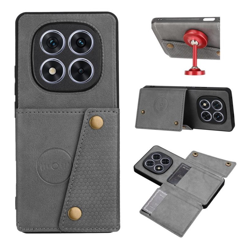 Hoesje Voor Xiaomi Redmi Note 14 Pro 4g Kaarthouder En Standaard