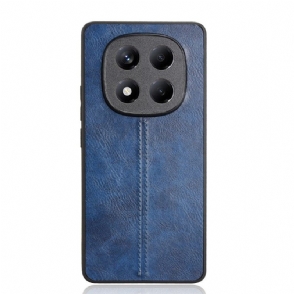 Hoesje Voor Xiaomi Redmi Note 14 Pro 4g Leerlook Stiksels