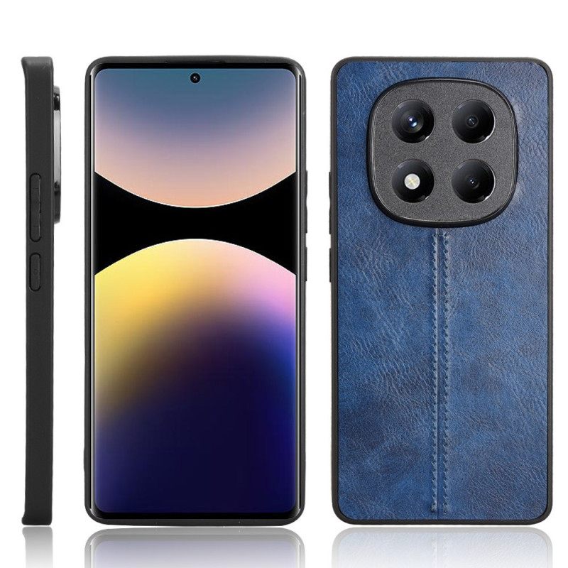 Hoesje Voor Xiaomi Redmi Note 14 Pro 4g Leerlook Stiksels
