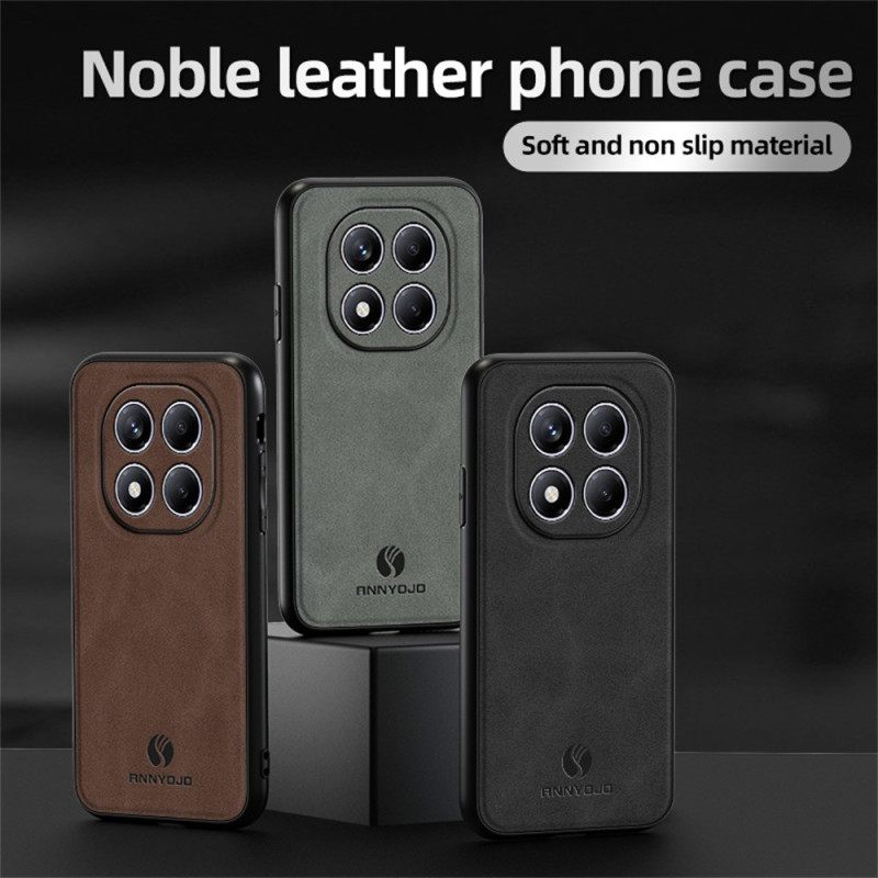 Hoesje Xiaomi Redmi Note 14 Pro 4g Annyojo Leerlook Bescherming Hoesje