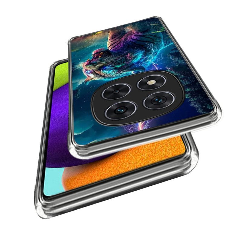 Hoesje Xiaomi Redmi Note 14 Pro 4g Bliksemtijger Bescherming Hoesje