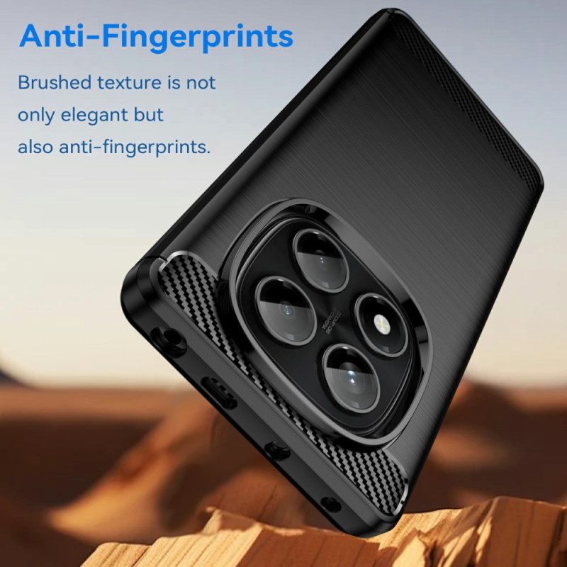 Hoesje Xiaomi Redmi Note 14 Pro 4g Geborsteld Koolstofvezel Bescherming Hoesje