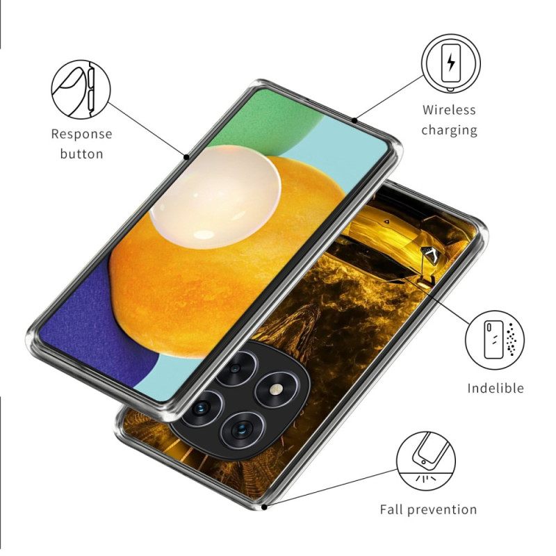 Hoesje Xiaomi Redmi Note 14 Pro 4g Gouden Sportwagen Bescherming Hoesje