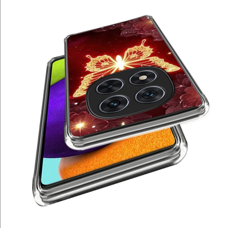 Hoesje Xiaomi Redmi Note 14 Pro 4g Gouden Vlinder