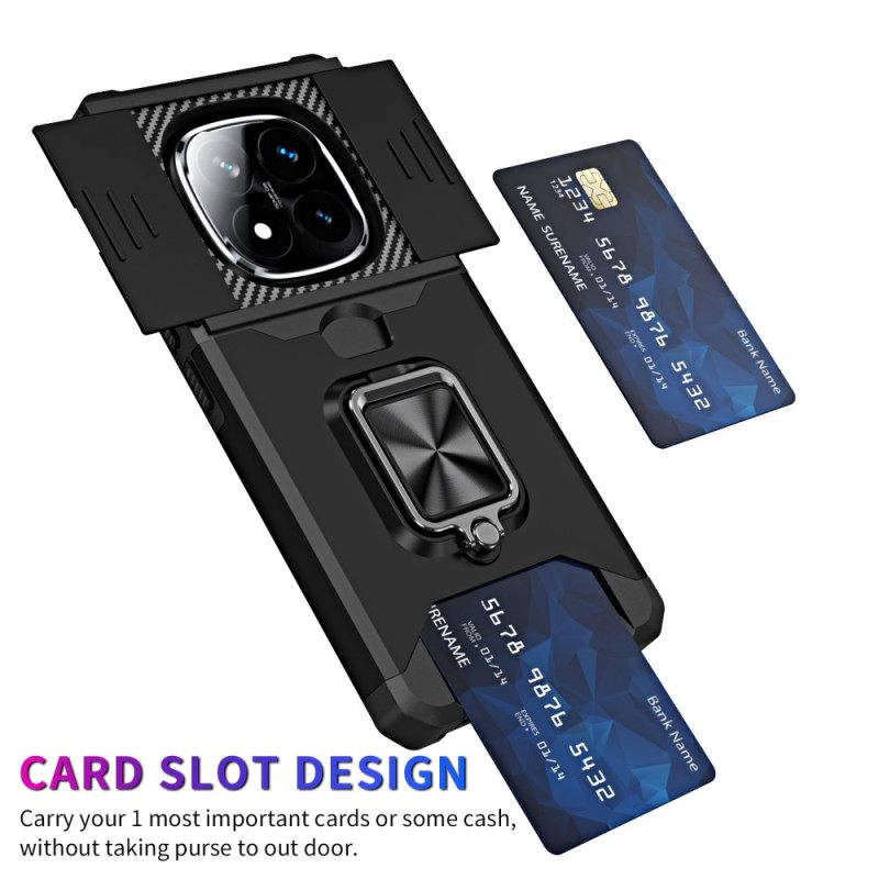 Hoesje Xiaomi Redmi Note 14 Pro 4g Lensbeschermer En Kaarthouder