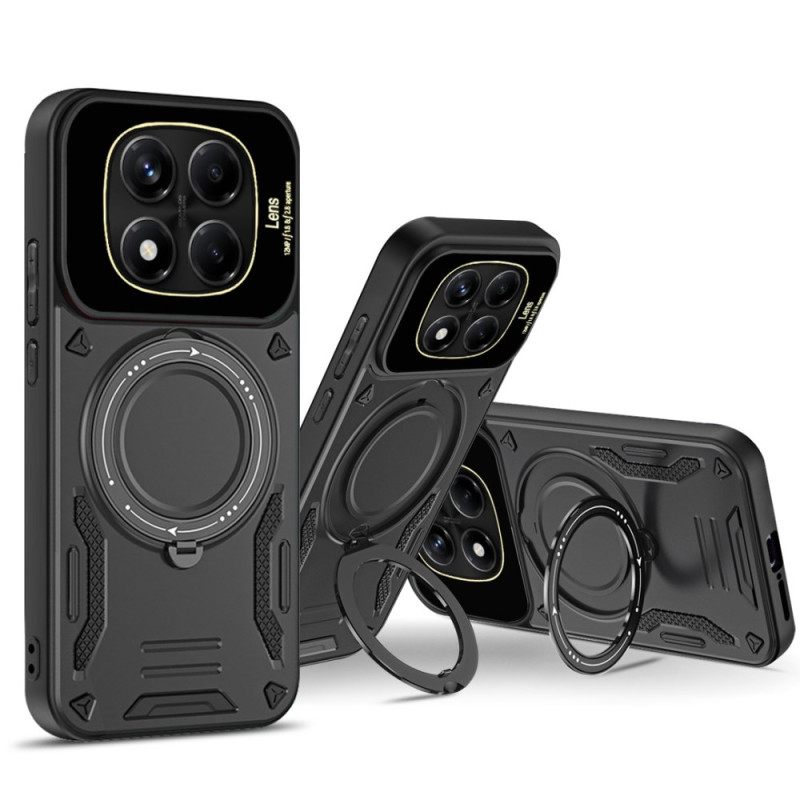 Hoesje Xiaomi Redmi Note 14 Pro 4g Magnetische Draaibare Standaard Bescherming Hoesje