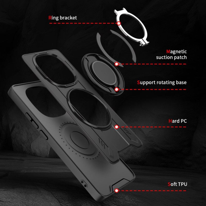 Hoesje Xiaomi Redmi Note 14 Pro 4g Magsafe-compatibel Met Draaibare Standaard