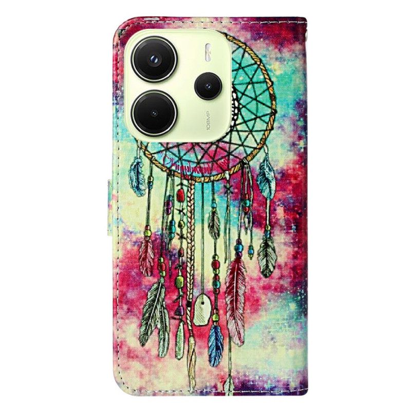 Leren Hoesje Voor Xiaomi Redmi Note 14 Pro 4g Dromenvanger