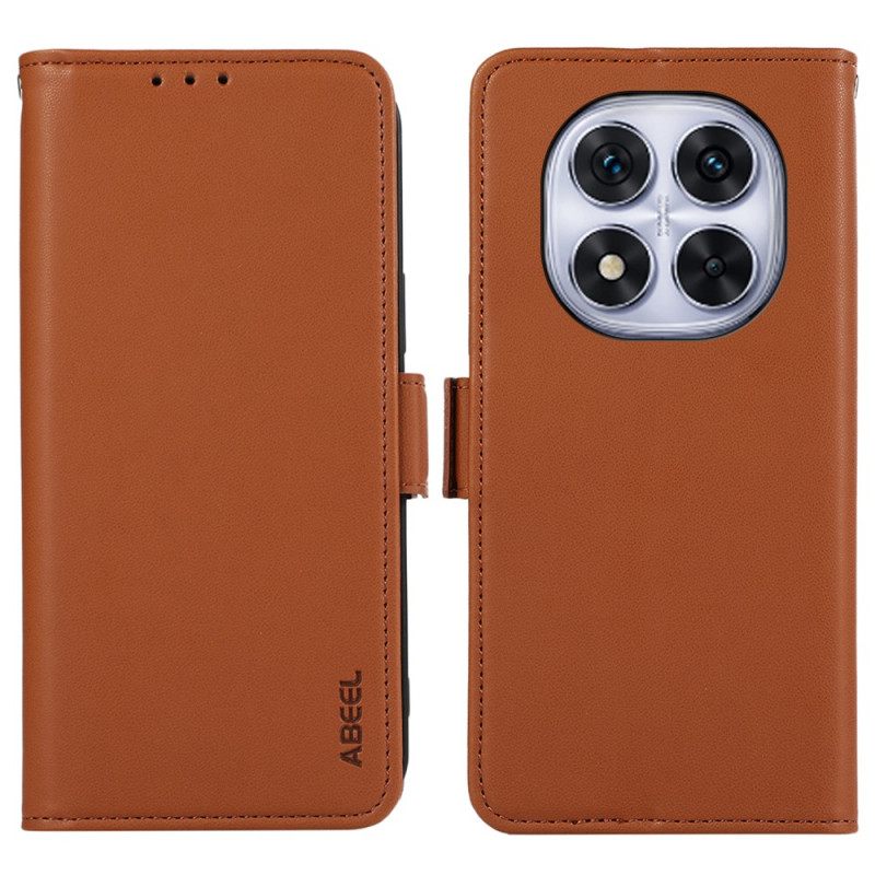 Leren Hoesje Xiaomi Redmi Note 14 Pro 4g Abeel Rfid-bescherming Bescherming Hoesje