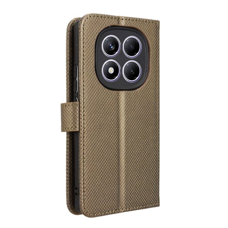 Leren Hoesje Xiaomi Redmi Note 14 Pro 4g Diamanttextuur