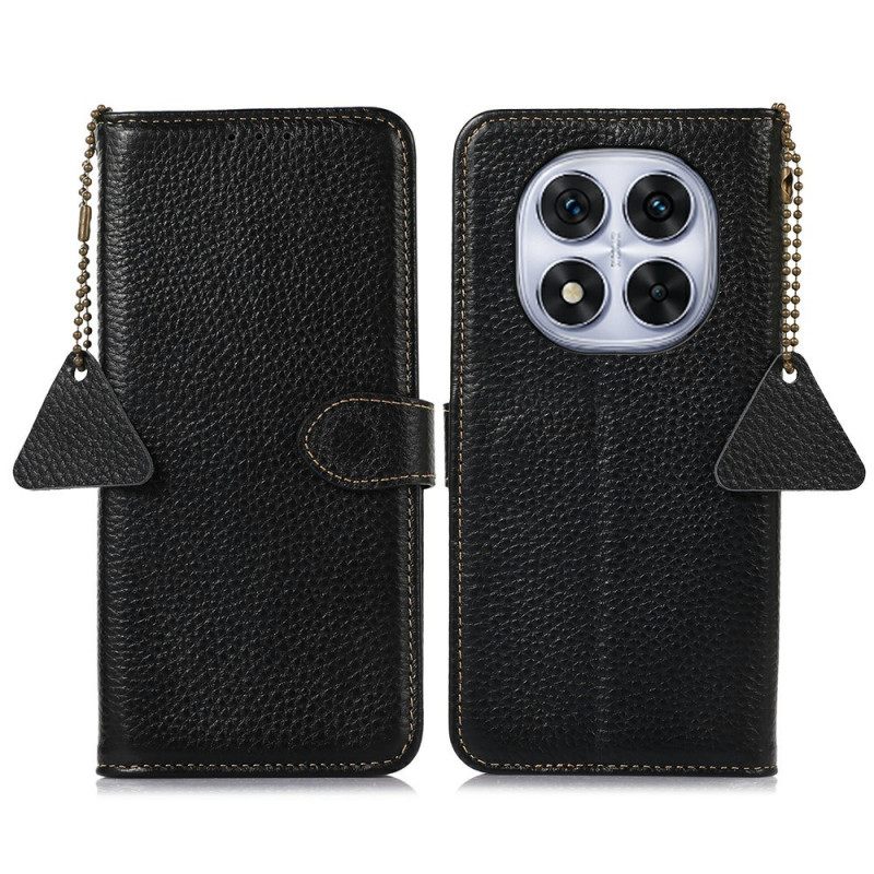 Leren Hoesje Xiaomi Redmi Note 14 Pro 4g Echt Leer Met Rfid-blokkering