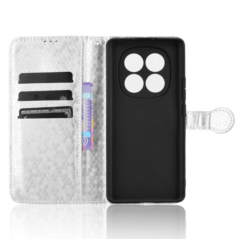 Leren Hoesje Xiaomi Redmi Note 14 Pro 4g Glanzende Gewichten