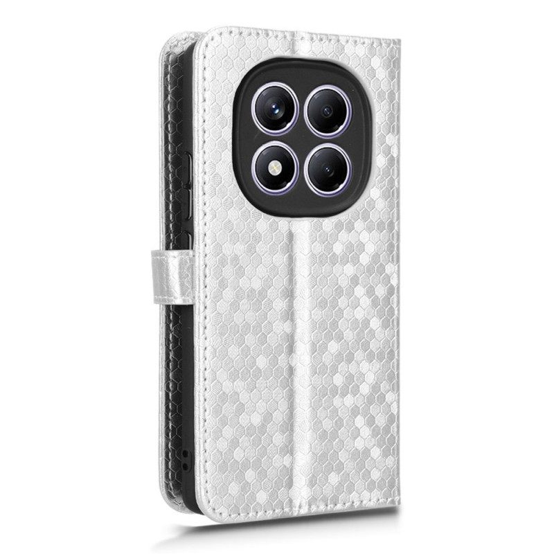 Leren Hoesje Xiaomi Redmi Note 14 Pro 4g Glanzende Gewichten