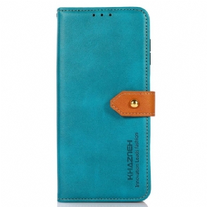 Leren Hoesje Xiaomi Redmi Note 14 Pro 4g Gouden Sluiting Khazneh Bescherming Hoesje