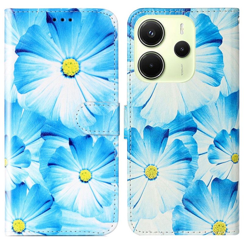 Leren Hoesje Xiaomi Redmi Note 14 Pro 4g Orchidee Bescherming Hoesje