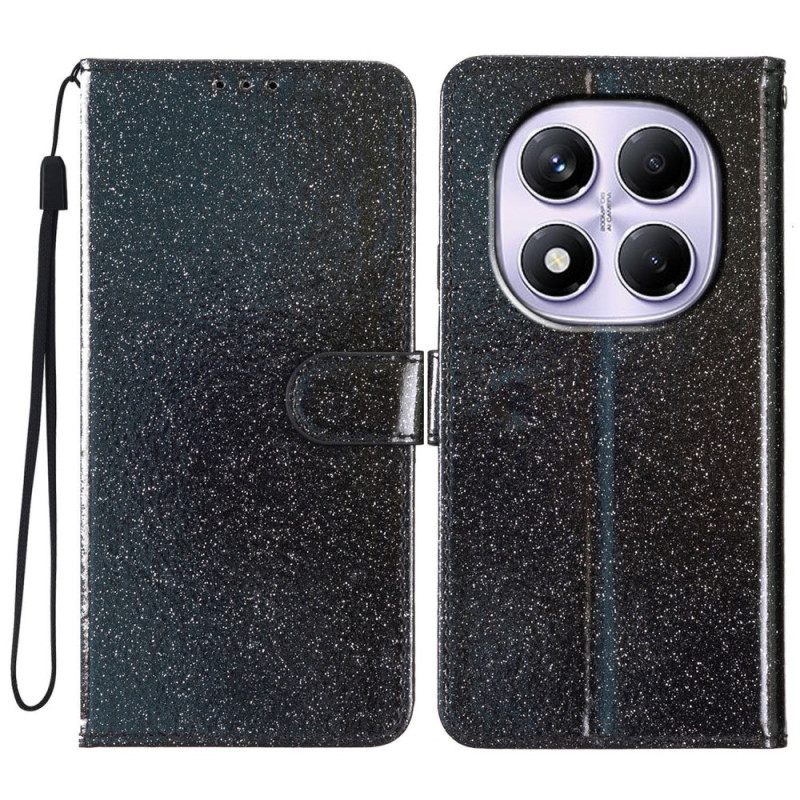 Leren Hoesje Xiaomi Redmi Note 14 Pro 4g Pailletten