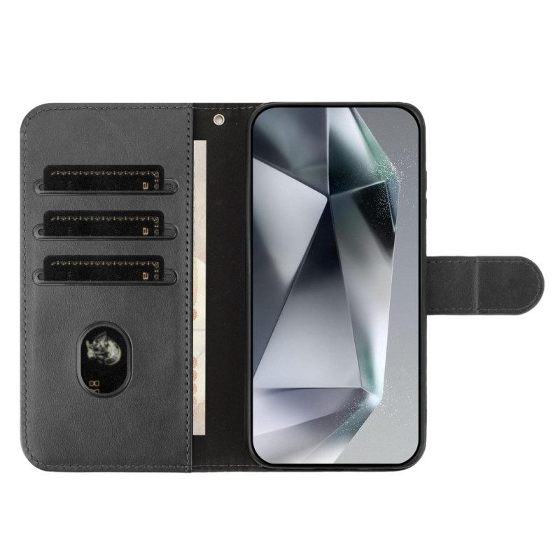 Leren Hoesje Xiaomi Redmi Note 14 Pro 4g S-design Met Bandje Bescherming Hoesje