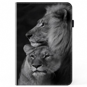 Hoesje Case Samsung Galaxy Tab S10 Ultra Leeuwenpaar