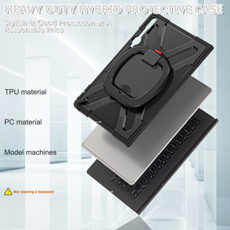 Hoesje Samsung Galaxy Tab S10 Ultra X910 Standaard En Grip Bescherming Hoesje